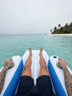 Inflatable Electric Float Propeller Single Floating Chair Water
